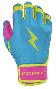 Gants de frappe en cuir pour le baseball avec fermeture auto-agrippante, gants de frappe professionnels en cuir pour le baseball et le softball - Product Image 4