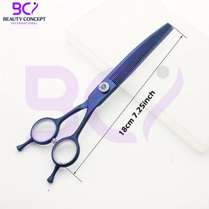 Ciseaux à effiler classiques pour barbier, en acier inoxydable durable, matériau de qualité supérieure, logo personnalisé, ciseaux à effiler pour cheveux - Product Image 4