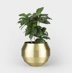 Metal Stylish <b>Table</b> Decor for Home Indoor Nurturing Plants Flower Pots Vases Decorate - Product Image 4