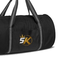 Sac de sport unisexe en tissu Oxford 40-55L avec fermeture éclair, durable et décontracté pour la gym et le fitness