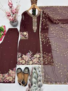 ชุดสูท 3 ชิ้น งานปักลายหนักพิเศษสำหรับเทศกาลอีด ดีไซน์ใหม่ - Product Image 4