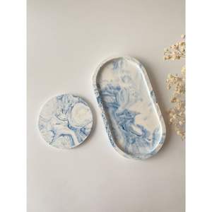 Elegantes Bandejas de Resina Hechas a Mano - Diseños Redondos y Ovalados para una Presentación Decorativa con Estilo - Product Image 5