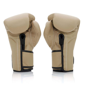 Guantes de Boxeo Tan, Guantes de Entrenamiento de Artes Marciales, Correa de Muñeca Segura, Equipo de Práctica de Combate - Product Image 6
