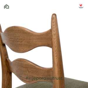 Modern Solid Oak Wood <b>Dining</b> <b>Chair</b> Upholstered Seat Scandinavian Style High Quality KLOPS LIVING Restaurant Hotel <b>Dining</b> - Product Image 5