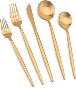 Cubiertos de estilo elegante y refinado que mejoran las transiciones de comidas suaves, ofrecen un servicio de alta gama y complementan mesas con estilo. - Product Image 1