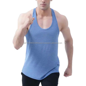 Nueva Camiseta sin Mangas para Hombre, con Logotipo Personalizado, Colores Antiarrugas, Transpirable, Ligera, de Primera Calidad, Precio al por Mayor - Product Image 5