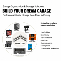 Coffre à outils d'atelier en métal OEM, grande capacité, armoire de rangement multi-tiroirs avec roulettes pour usage industriel