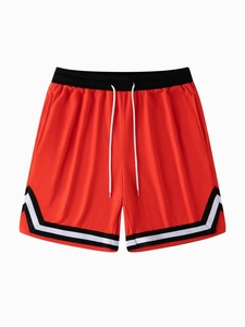 Custom Printed Logo Front Plaid <b>Pattern</b> Basketball <b>Shorts</b> Drawstring Closure Anti-Wrinkle Quick Dry 100% Polyester <b>Mens</b> - Product Image 3