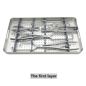 Orthopedic Set Pelvic Reconstruction Plate Instrument Set with Sterilization <b>Box</b> Orthopedic Surgical Instruments By Dentavex - Product Image 4