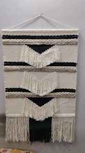 Alfombra Decorativa de Lana para Colgar en la Pared |   Tapiz de macramé tejido de arte abstracto, decoración bohemia para el hogar, decoración para sala de estar, colgante de pared -38 - Product Image 3