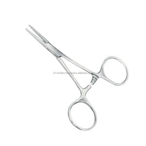 Pinzas Quirúrgicas Rectas y Curvas A-1 VERITAS Hartmane-Arteryy de 10 cm, de Acero Inoxidable, Manuales, Reutilizables |   Portaagujas - Product Image 2