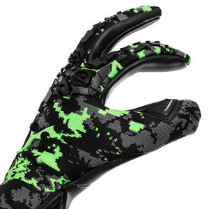 Gants de gardien de but de football antidérapants personnalisés AOSIKA, en PU professionnel, pour une utilisation en salle de sport, avec fermeture à scratch. - Product Image 2