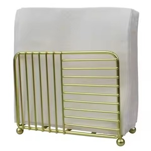 High Grade Designer Metal Napkin Stand For Dining Table And <b>Kitchen</b> Premium <b>Tissue</b> <b>Holder</b> For Home Office And Restaurant - Product Image 1