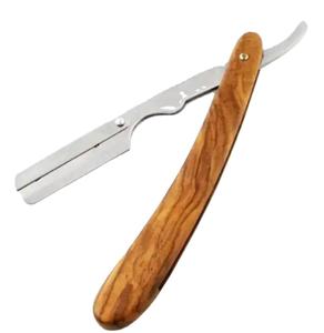 Premium Designed Barber Hair Shaving Razors <b>With</b> Wooden Handling New Barber Folding Shave Beard Cleaning Razors ANAAIF - Product Image 1