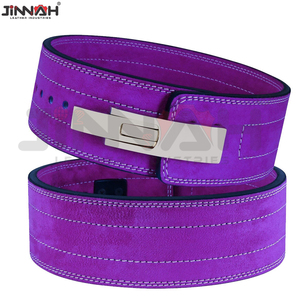 New Style Custom 13 Mm Multicolored Cowhide Leather Lever <b>Belts</b> For Fitness Gym Workout Power Lifting Weight Training - Product Image 2