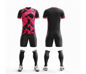 Uniformes de Fútbol Personalizados, Conjuntos de Uniformes de Fútbol por Sublimación |   Tallas para Hombres, Mujeres y Jóvenes |   Ropa Deportiva Ligera de Secado Rápido para Entrenamiento - Product Image 3