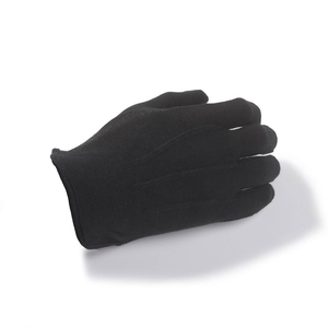 Guantes de Guardia de Honor de Algodón Negro Premium al por Mayor, Guantes Ceremoniales Suaves y Transpirables - Product Image 2