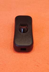 ALC DI-303 Double Pole <b>Cord</b>-In-Line Switch with Black Color Plastic Material 250V Max Voltage Industrial Use - Product Image 2