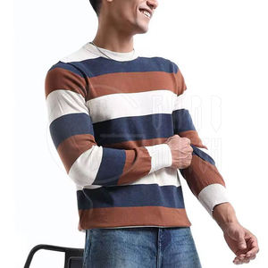 Sudadera de Cuello Redondo para Hombre, Diseño Moderno, Personalizada, de Alta Calidad, Básica, Mezcla de Algodón, Holgada, Lisa - Product Image 4