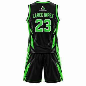 Uniforme de Baloncesto Personalizado OEM, Conjunto de Camiseta y Pantalones Cortos, Transpirable, de Secado Rápido, Spandex/Poliéster, Ropa Deportiva para Adultos, para Todas las Temporadas - Product Image 3