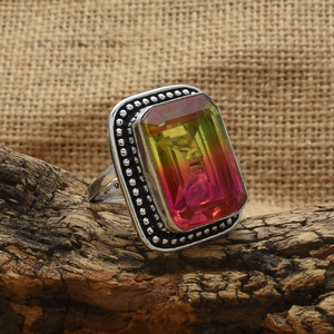Tourmaline <b>Ring</b> <b>925</b> Sterling <b>Silver</b> Gemstone Jewelry Tourmaline <b>Ring</b> Handmade Gift <b>Ring</b> for Her - Product Image 4