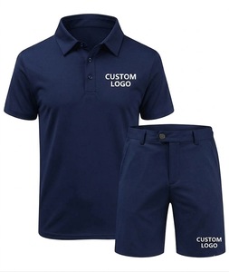 Ensemble polo et short pour homme, tenue de golf athlétique, vêtements de sport décontractés d'été, vêtements de sport, vêtements d'entraînement, ensemble assorti haut et bas - Product Image 4