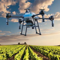 Modèle B100 19L Machines agricoles Pulvérisateur professionnel Protection des cultures Pesticide Agriculture Pulvérisation Drone pour utilisation en serre agricole