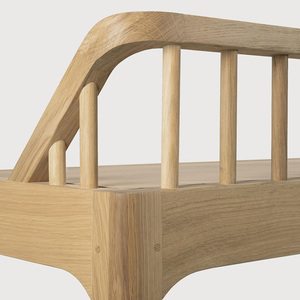 Banc d'intérieur artisanal en bois massif – Mobilier haut de gamme pour salle à manger, salon, entrée, décoration intérieure, hôtel rustique - Product Image 5