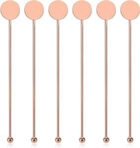 2025 High Quality Stainless Steel Coffee Beverage Stirrers Stir <b>Cocktail</b> Drink Swizzle <b>Stick</b> for Drinks Reusable Coffee <b>Stick</b> - Product Image 1