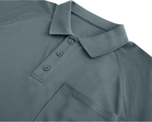High Quality Custom Mens for Shirt Spandex/Polyester Fabric Quick Dry Breathable Short Sleeve Business Casual Golf Uniform - Product Image 3