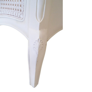 Cadre de lit en acajou de style français de luxe TL02 meubles en bois de finition blanche pour chambre à coucher - Product Image 5