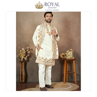 Royal Export – Meilleure Qualité Premium Indienne – Vêtements de Mariage et de Cérémonie pour Hommes – Broderie et Sequins – Toutes Saisons – Vente en Gros