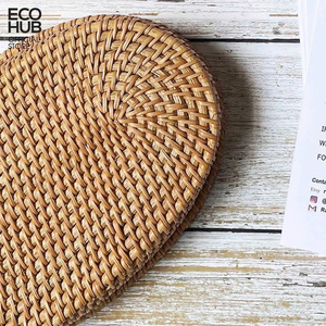 3 in 1 Natural Rattan <b>Rectangle</b> Woven <b>Storage</b> <b>Baskets</b>-Handmade Eco-Friendly Organizer Bins for Home Decor - Product Image 4