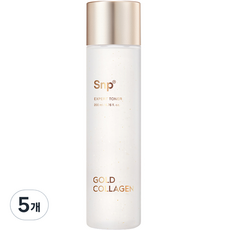 For SNP Gold <b>Collagen</b> Expert Toner 5 Pack 200ml <b>Liquid</b> Anti-Aging Feature Discount Price - Product Image 1
