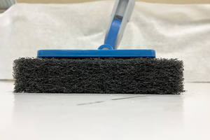 Almohadilla de Fregado Rectangular Abrasiva, Duradera y Ligera con Absorción Rápida, Negra para Uso en el Hogar y la Oficina - Product Image 2