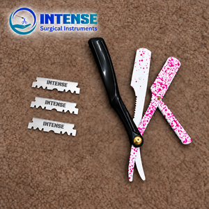 Professional Barber Razor Hair Styling <b>Shaper</b> Folding Straight Razor Replaceable Blade Hair Cutting Thinning Salon Tool - Product Image 6