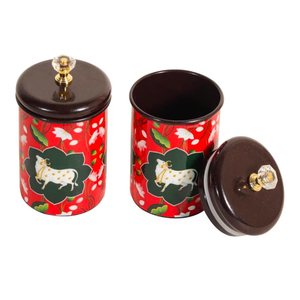 Recipiente de cocina moderno de metal verde menta con tapa de madera hermética, frasco de almacenamiento de alimentos de acero inoxidable premium para frutas secas y café - Product Image 2