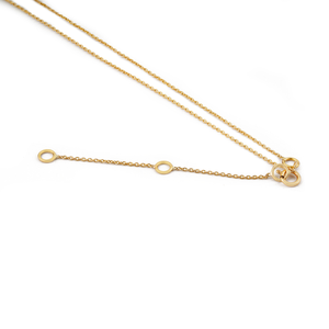 Élégant Collier Pendentif Solitaire en Or Jaune 18K avec Diamant Noir, Pierre de Naissance d'Avril, Nouveauté, pour Port Quotidien, Fournisseur de Bijoux - Product Image 6