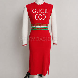 Lot de vêtements du Bangladesh : Ensemble coordonné 2 pièces pour femme, robe moulante et jupe courte en maille côtelée, liquidation d'usine, lot en gros OEM - Product Image 3