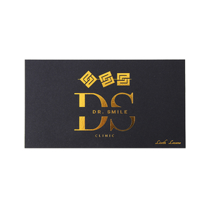 Carte de remerciement personnalisée écologique pour entreprise avec impression sur papier d'art, sérigraphie, dorure à chaud et logo personnalisé - Product Image 2