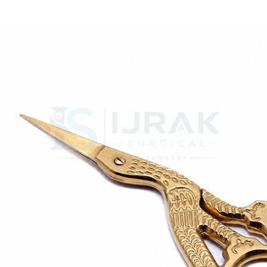 กรรไกรตัดเล็บ Ijrak Surgical Golden Manicure ใบมีดตรง ตัดหนังกำพร้า สแตนเลสสตีล ด้ามจับคม ดีไซน์ใหม่ อุปกรณ์เสริมความงาม - Product Image 2