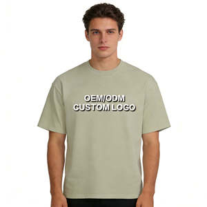 เสื้อยืดเปล่าสไตล์วินเทจแบบหนาพิเศษทรงโอเวอร์ไซส์สำหรับผู้ชาย ขายส่งเสื้อยืดเปล่าแบบย้อมสีเอซิด สินค้าขายดี - Product Image 3