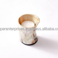 Caliente llegada cuernos de búfalo candelabros de Metal Negro Nórdico aluminio Ombre Navidad Halloween cuerno perfumado candelabros - Product Image 6