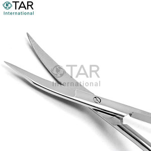 Goldman <b>Fox</b> Scissors Double Curved High Quality Stainless Steel Dental Orthodontic Surgical Medic Instruments Bulk Supplier - Product Image 5