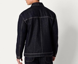 Rapid Sports Men's Winter <b>Denim</b> <b>Jacket</b> Plain Blue High Quality <b>Custom</b> Pockets Stretchable Breathable Quick Dry Sherpa Lined - Product Image 2