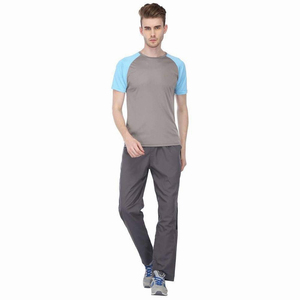 Private Label Men's <b>Raglan</b> Crew Neck T Shirt Custom Printed Tee Polyester Casual T-Shirt Sport <b>Top</b> T-Shirt Regular Fit T-Shirt - Product Image 4