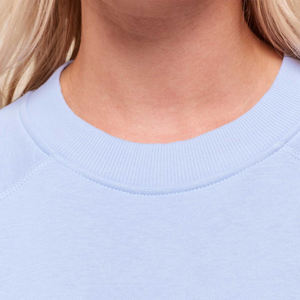 เสื้อสเวตเชิ้ตผ้าฟลีซคุณภาพสูงสำหรับผู้หญิง สั่งทำโลโก้ได้ คอทรงโอ ผลิตโดยผู้ผลิต OEM แขนยาว สำหรับสุภาพสตรี ขายส่ง - Product Image 4