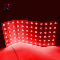 Panel de Lámina LED Roja Ultrafina Cortable de 1 LED, 24V, 72 LEDs, Matriz Flexible de Retroiluminación para Letreros Publicitarios y Decoración de Superficies Curvas