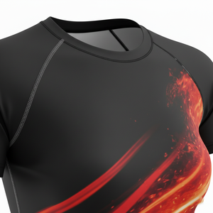 Camiseta de compresión duradera sublimada al por mayor para hombres, mujeres y niños, para entrenamiento de MMA, BJJ, Jiu Jitsu No-Gi, traje de baño personalizado - Product Image 4