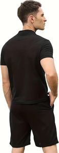 Conjunto de Pantalones Cortos Deportivos para Hombre, Talla Grande, Transpirables, de Secado Rápido, con Logotipo Personalizado, Dos Piezas, OEM, 100% Algodón - Product Image 3